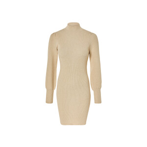 ESMARA Gebreide dames jurk (Beige, L (44/46))