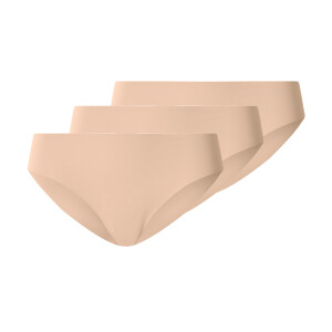 esmara Set van 3 dames onderbroeken (Beige, S (36/38))