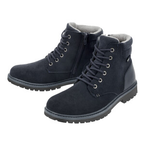 ESMARA MEN Heren leren schoenen (Marineblauw, 46)