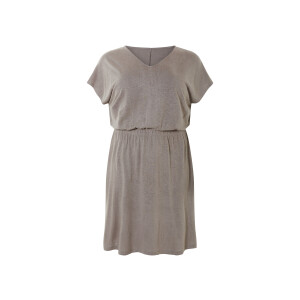 ESMARA Linnen damesjurk (Taupe, XL (48/50))