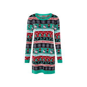 esmara Dames kerstjurk (L (44/46), Turquoise)