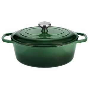SILVERCREST Gietijzeren braadpan, Ø29 cm (Groen)