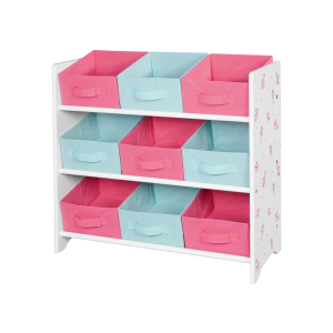 LIVARNO home Kast met textielboxen (Lichtroze)