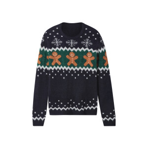 esmara Gebreide kinder kersttrui (Blauw, 146/152)