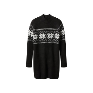 esmara Gebreide dames jurk (Zwart, M (40/42))