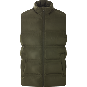 ESMARA MEN Heren gewatteerde bodywarmer (Olijfgroen, XXL)