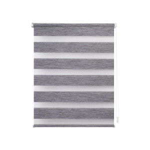 Lichtblick Duo rolgordijn Klemmfix (Donkergrijs, 90 x 220 cm)