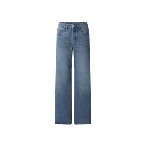 ESMARA Dames Jeans, Wide Leg, hoge taille (Blauw, 42)