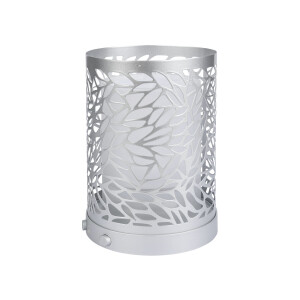 SILVERCREST Aroma diffuser (Zilver, blaadjespatroon)