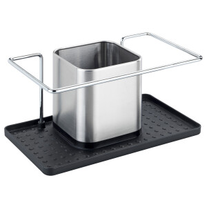 Wenko Wasbakorganizer (vierkant/roestvrij staal)