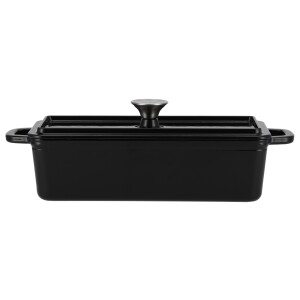 SILVERCREST Gietijzeren broodpan (Rechthoekig, Zwart)