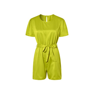 ESMARA Satijnen dames jumpsuit (Limegroen, 40)