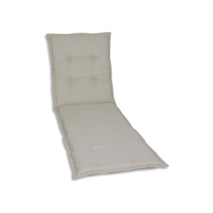 GO-DE Textil Tuinkussen (Stoelkussen voor een ligbed, Beige)