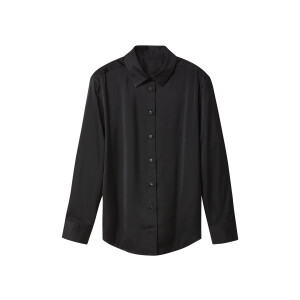 esmara Satijnen dames blouse (Zwart, 34)