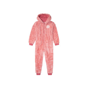 pepperts! Fleece meisjes onesie (158/164, Lichtroze)