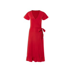 esmara Dames wikkeljurk (L, Rood)