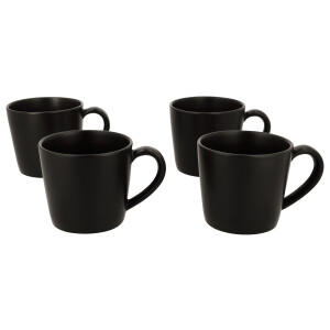 SILVERCREST Mokken, 4 stuks, 370 ml (Zwart)