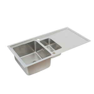 Respekta RVS wasbak Chicago (100x50 cm)