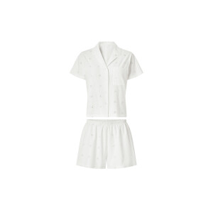 ESMARA Dames shortama (Wit, L (44/46))