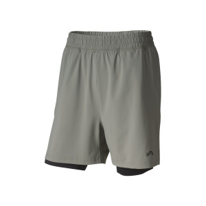 CRIVIT Korte heren sportbroek (Grijs, M)