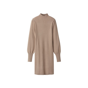 esmara Gebreide dames jurk (Beige, M (40/42))
