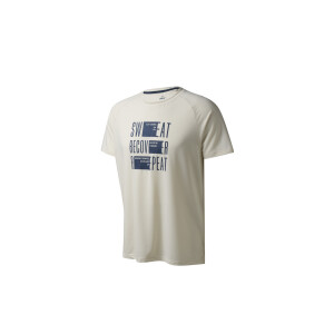 CRIVIT Heren sportshirt (Crème, XL)