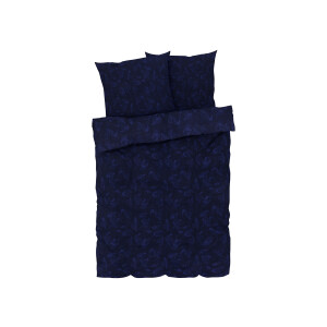 LIVARNO home Satijnen dekbedovertrek 200 x 200 cm (Paisley/blauw)