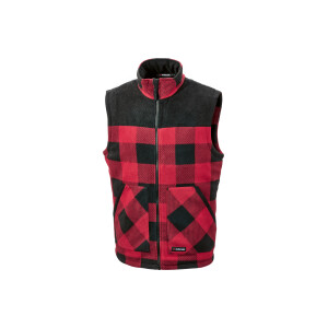 PARKSIDE Heren fleecevest (Rood, XL)
