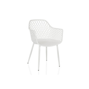 hjh LIVING Stoel Begio L (Wit)
