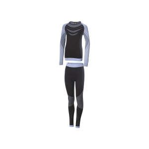 CRIVIT Kinder thermo-ondergoed (Zwart, 134/140)