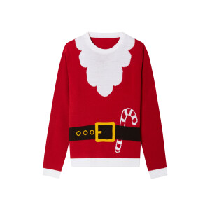 pepperts! Kinder kersttrui met LED-effect (158/164, Rood)