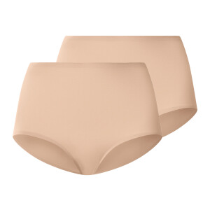 esmara Set van 2 dames onderbroeken (Beige, XS (32/34))