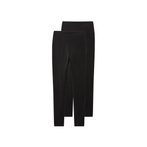 esmara Set van 2 dames zwangerschapsleggings (Zwart, M (40/42))
