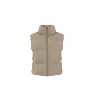 ESMARA Dames gewatteerde vest (Beige, S (36/38))