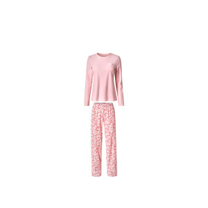 esmara Dames fleece pyjama (Lichtroze, XS (32/34))