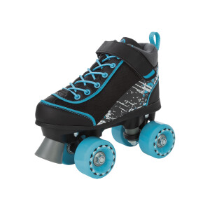 CRIVIT Kinder rolschaatsen maat 29-32 (Zwart/wit/blauw, 29/30)