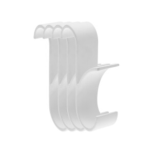 LIVARNO home 4 Radiator- of deurhaken (Radiatorhaken wit, set van 4)