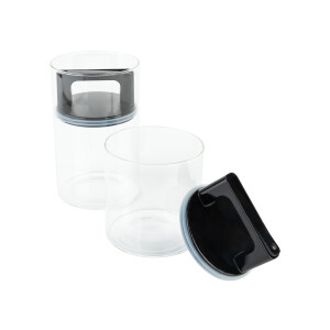 LIVARNO home Voorraadpotten met vacumeerdeksel (Transparant)