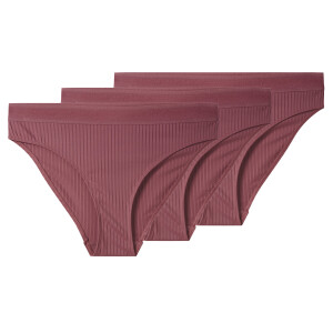 esmara Set van 3 dames onderbroeken (Donkerroze, L (44/46))