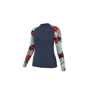 CRIVIT Dames UV-zwemshirt (Marineblauw, L (44/46))