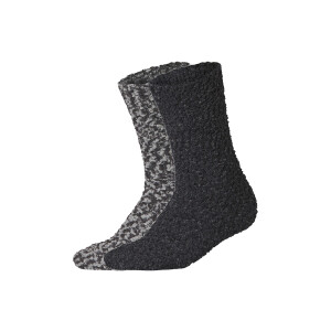esmara 2 Paar huissokken (Grijs, 35-38)
