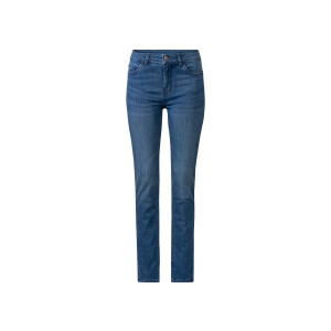 esmara Dames jeans - Slim fit (Normaal, Donkerblauw, 34)