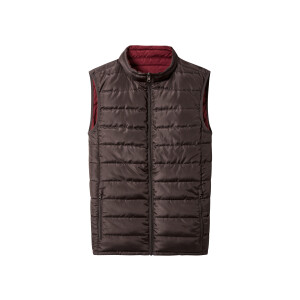 esmara Men Heren bodywarmer (bruin/rood, S (44-46))