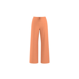 ESMARA Satijnen dames wide leg broek (Oranje, XS (32/34))