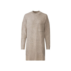 ESMARA Dames pulloverjurk (Beige, M (40/42))