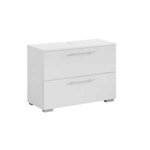 Schildmeyer Onderkast wastafel Carlos (Breedte 80 cm, parelwit)