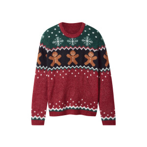 esmara Gebreide kinder kersttrui (Rood, 146/152)