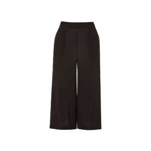 esmara Dames wide-leg-broek (34, Zwart)
