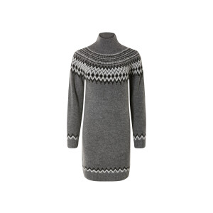ESMARA Gebreide dames jurk (Grijs, S (36/38))
