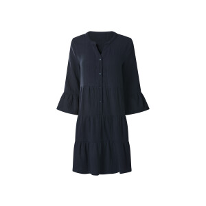 esmara Mousseline dames tuniekjurk (Marineblauw, L (44/46))